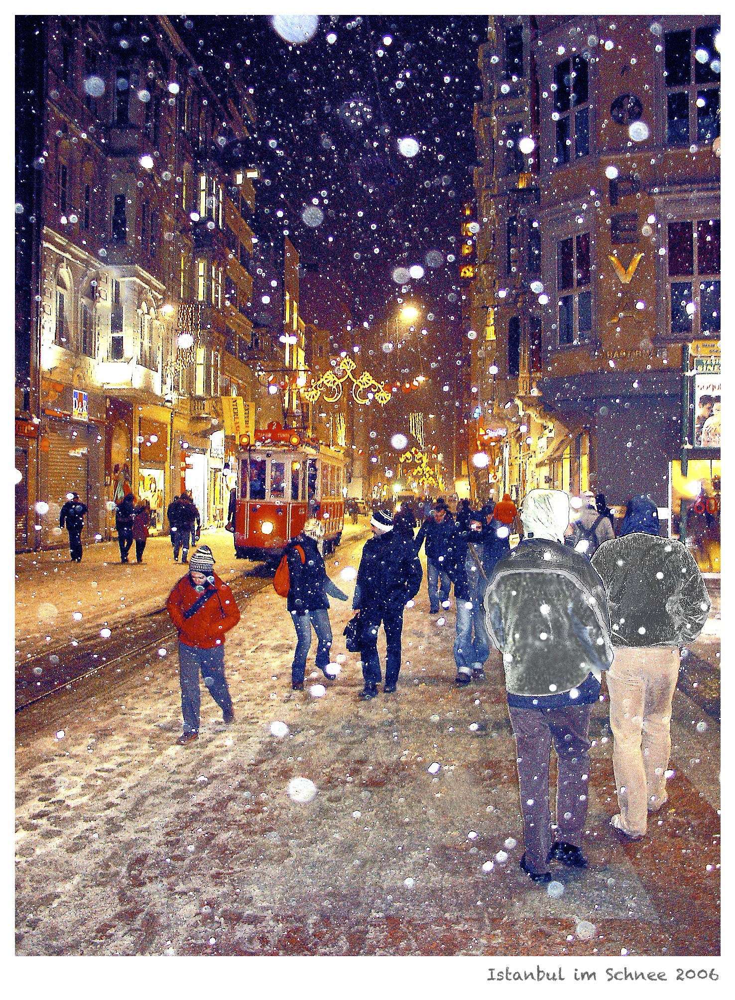 Sony DSC-V1 sample photo. Istanbul with snow photography