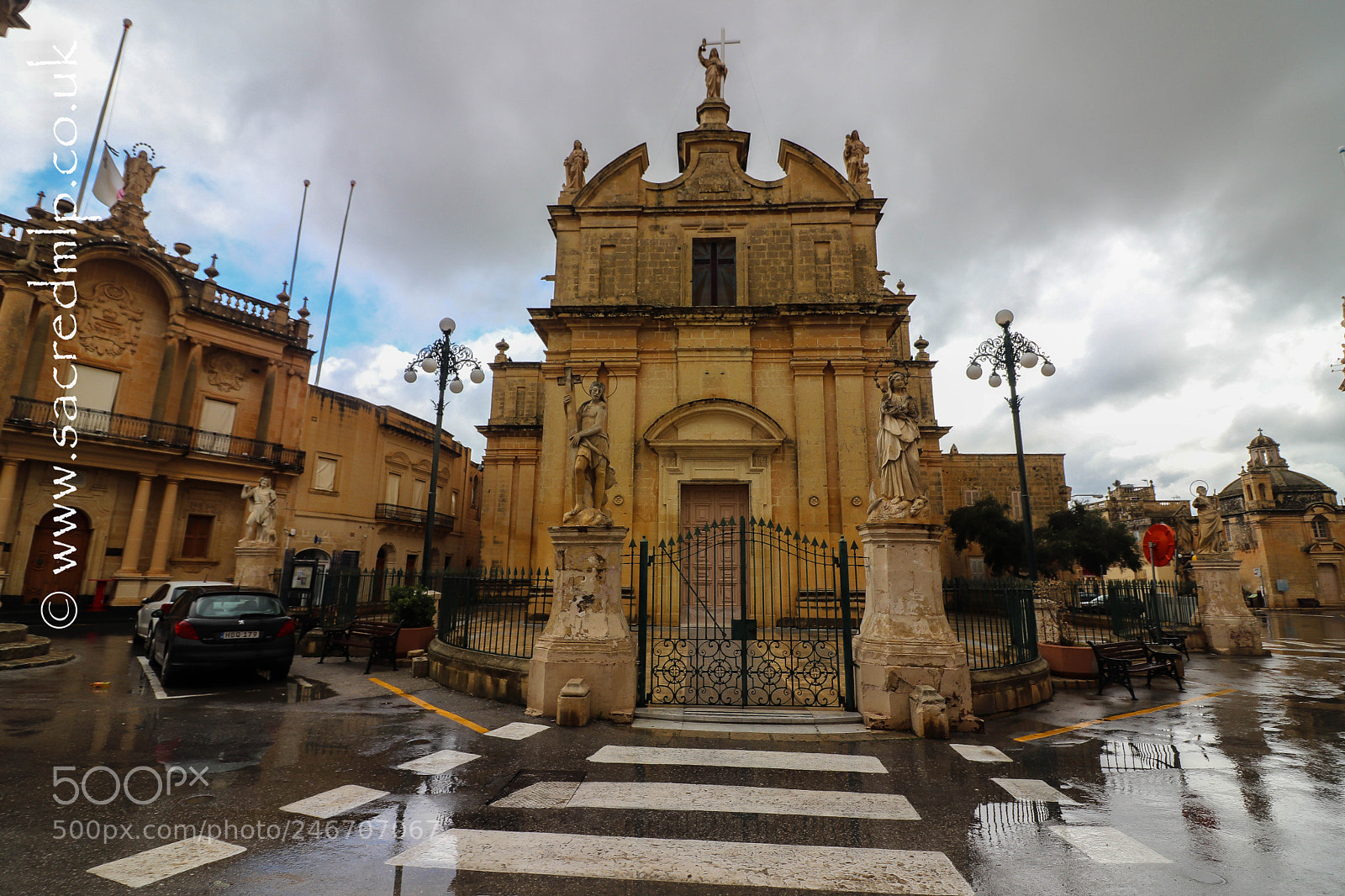 Canon EOS 77D (EOS 9000D / EOS 770D) sample photo. Mqabba village parish church photography