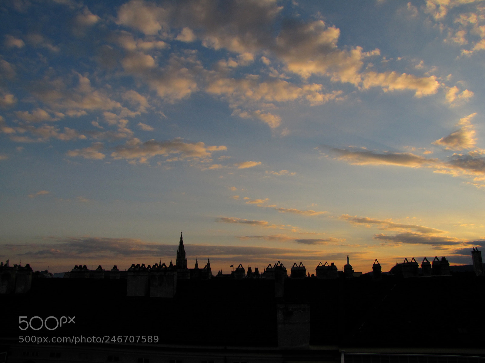 Canon PowerShot SX20 IS sample photo. Vienna skyline photography