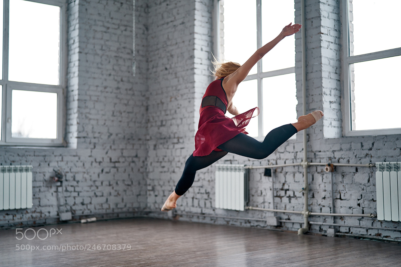 Sony a9 sample photo. Young female dancer jumping photography