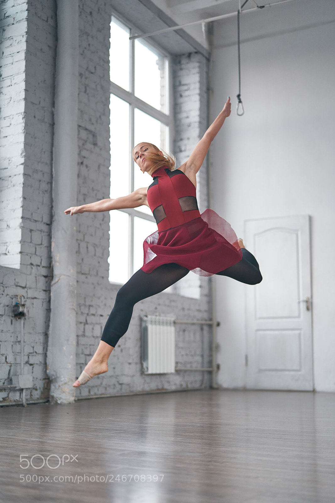 Sony a9 sample photo. Young female dancer jumping photography