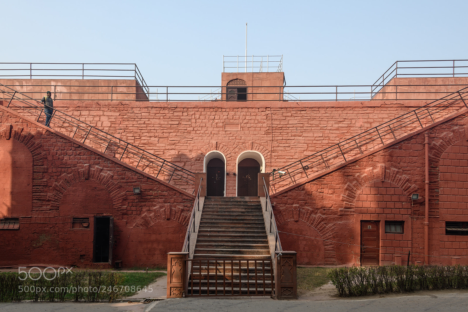 Nikon D850 sample photo. Stairs at the red photography