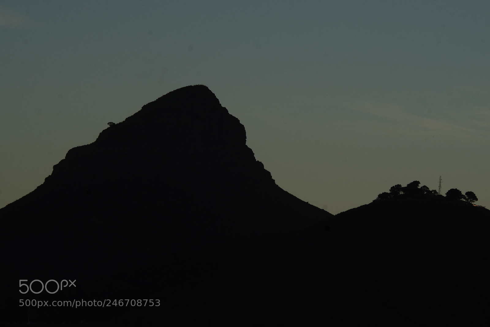 Fujifilm X-M1 sample photo. Signal hill cradled under photography