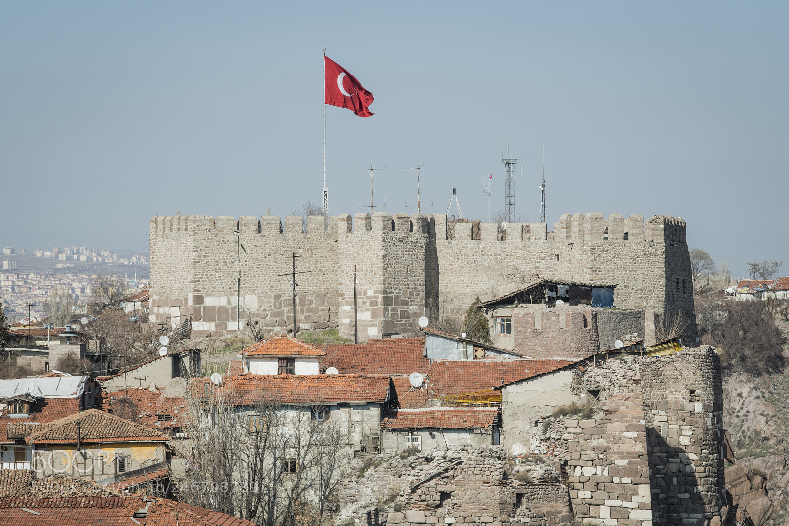 Nikon D850 sample photo. Ankara castle photography
