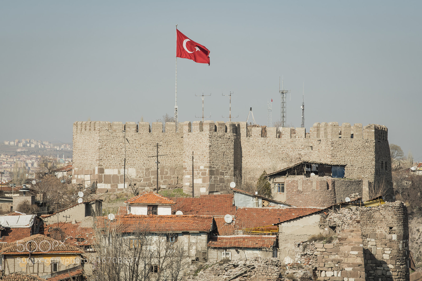 Nikon D850 sample photo. Ankara castle photography