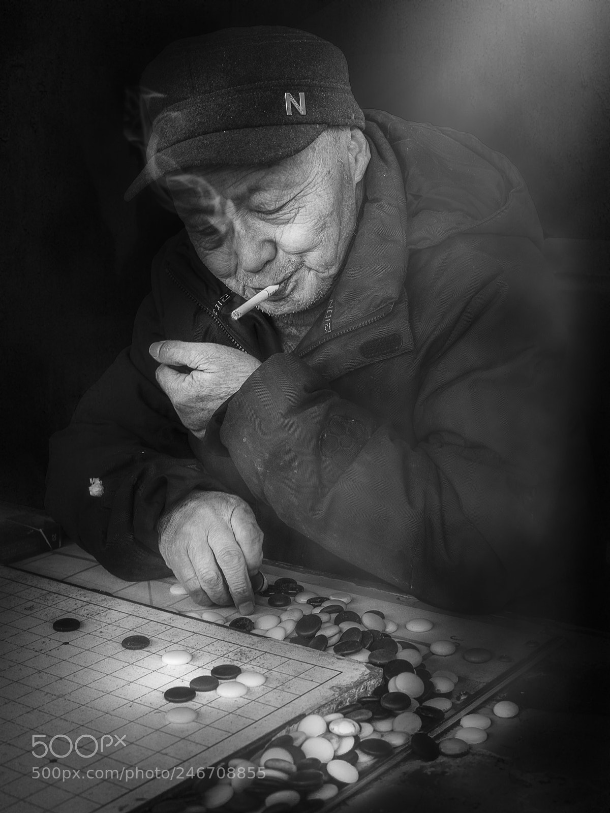 Nikon D810 sample photo. A game of go photography
