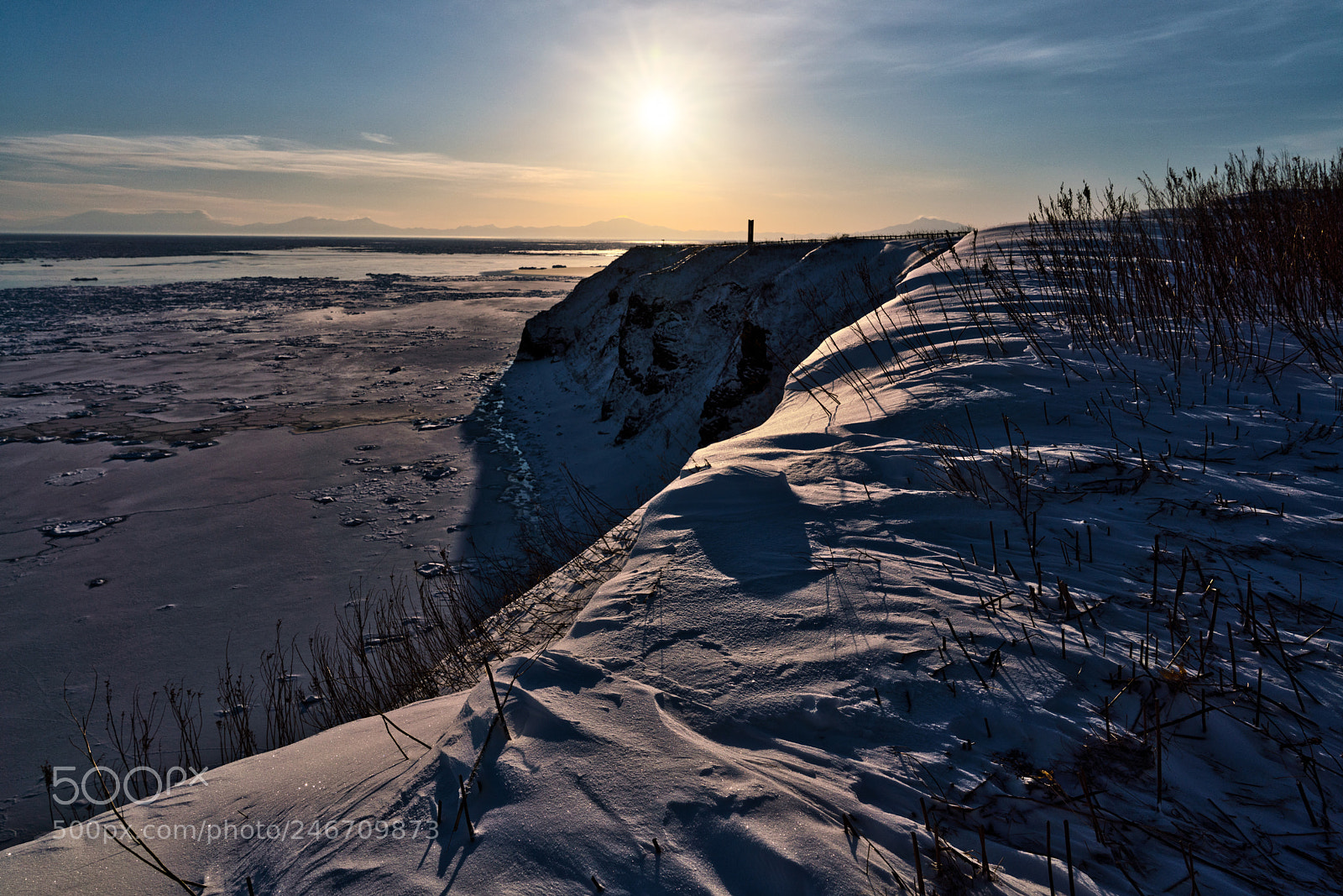 Sony a7R III sample photo. Winter hokkaido photography