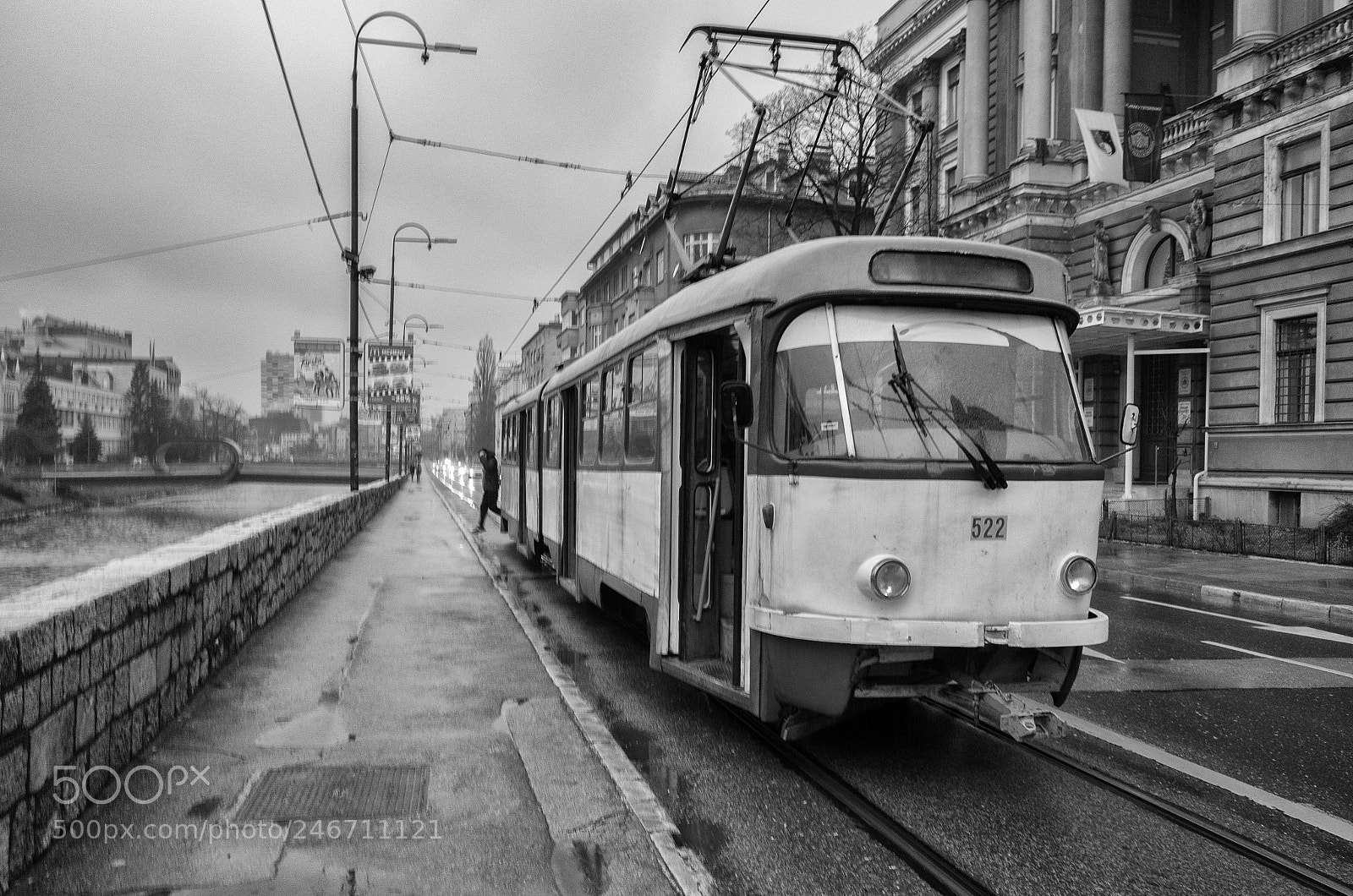 Ricoh GR II sample photo. Leaving the tram photography