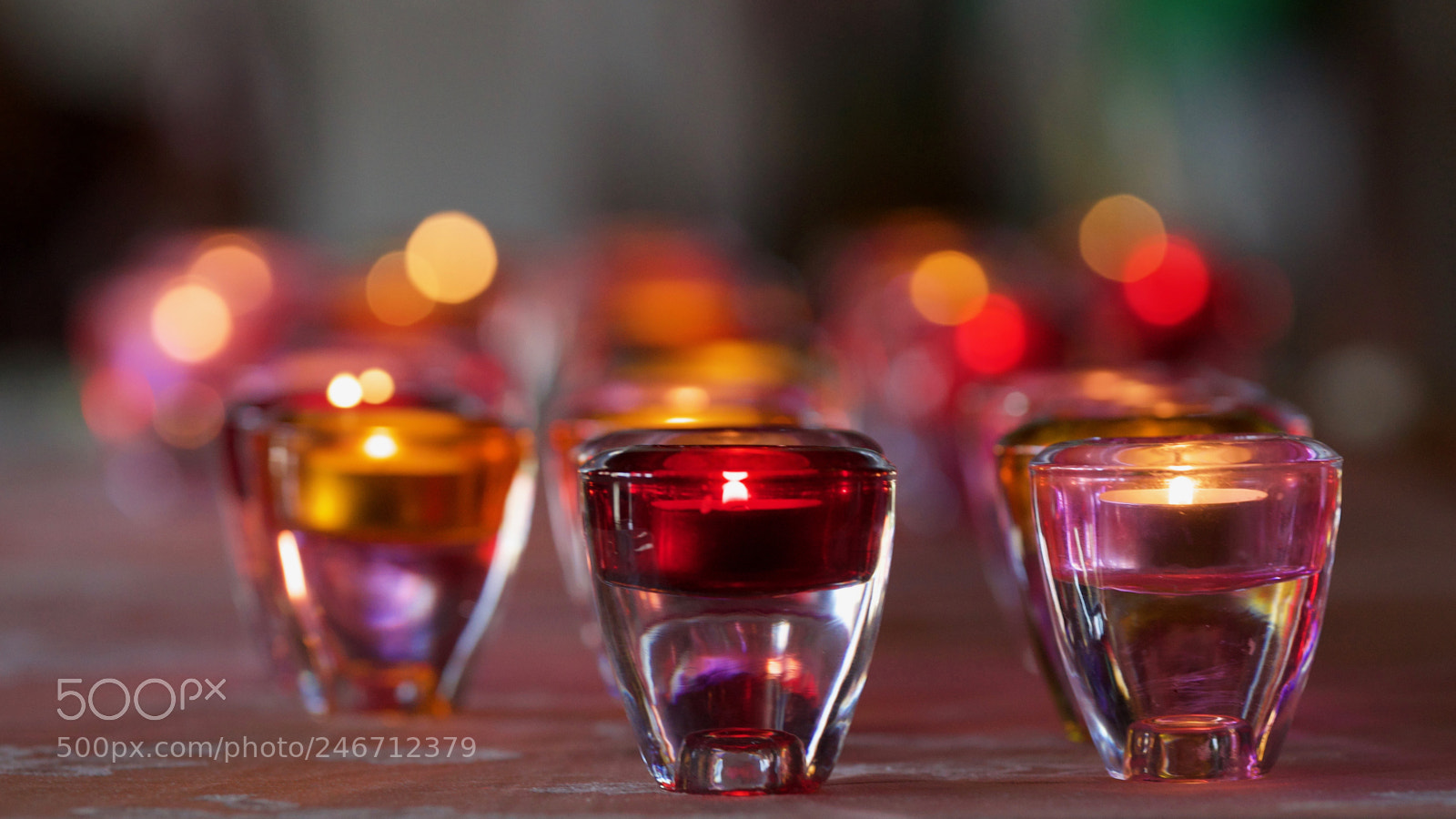 Sony a7 sample photo. Candles in bokeh photography