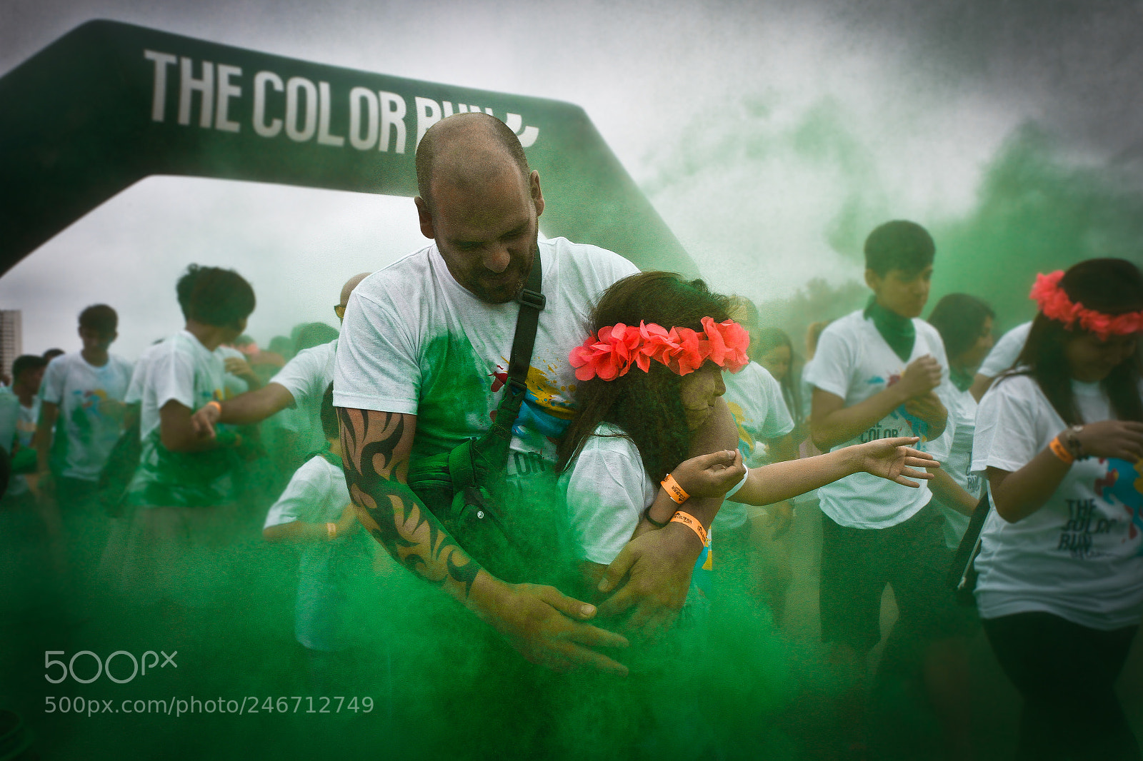 Canon EOS 7D sample photo. The color run photography