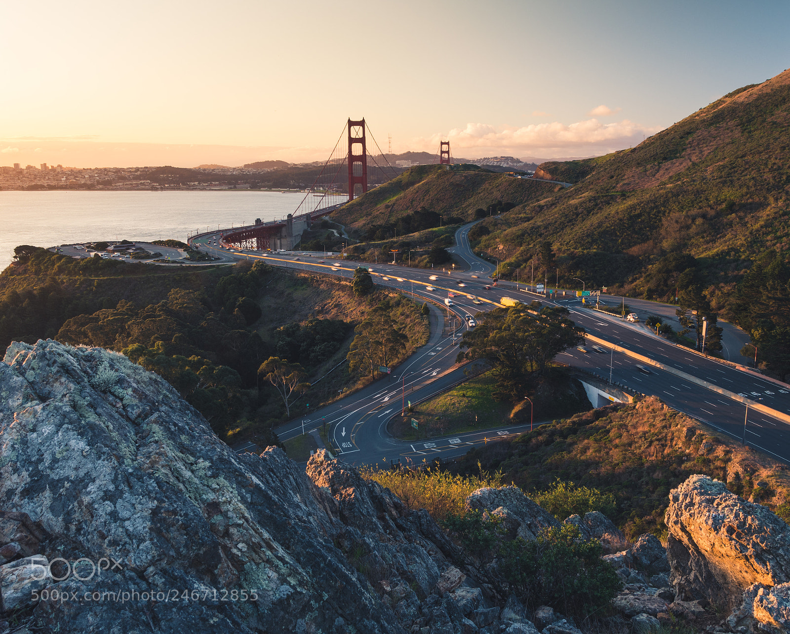 Nikon D7500 sample photo. Golden gate bridge sunrise photography