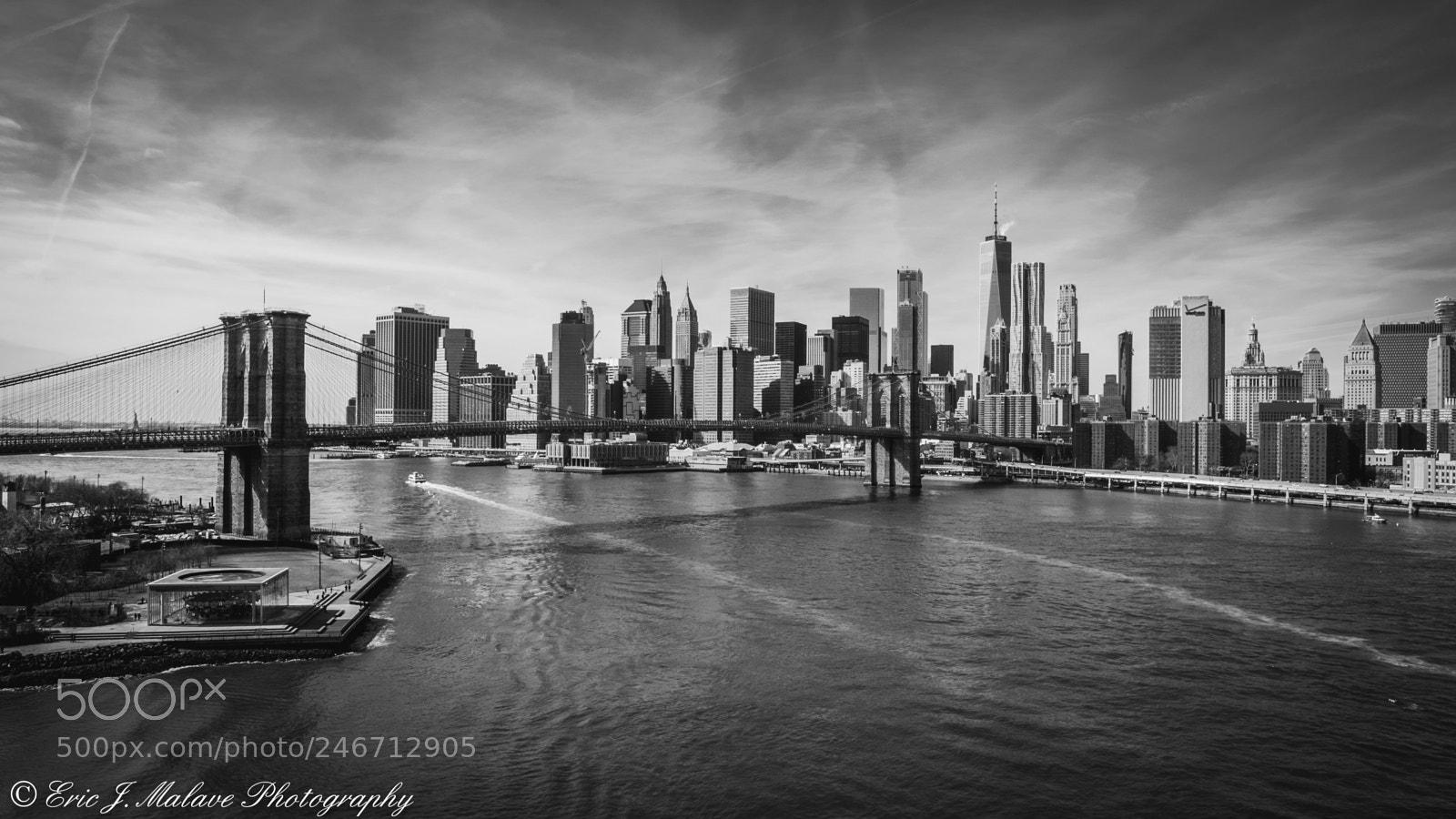 Fujifilm X-T10 sample photo. Brooklyn bridge skyline photography