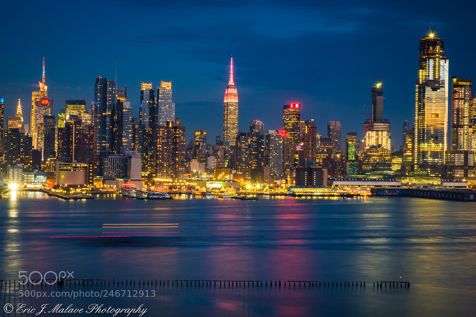 Fujifilm X-T10 sample photo. Weehawken twilight photography