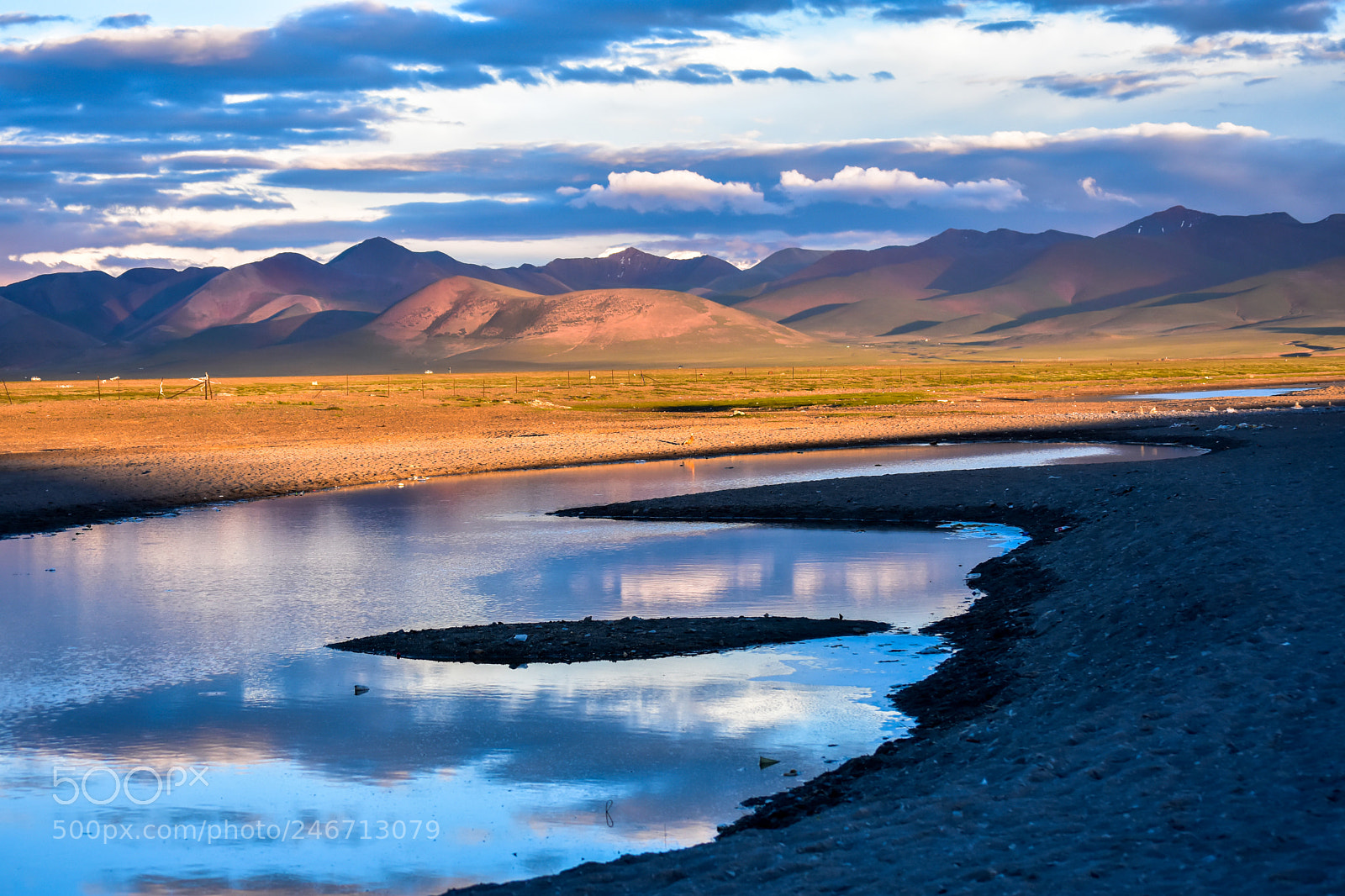 Nikon D7200 sample photo. Dusk's rays on namtso photography