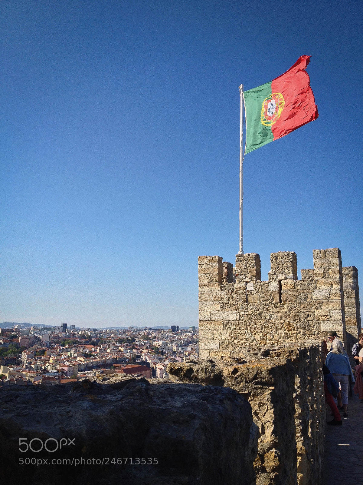 Apple iPhone 4S sample photo. Vista do castelo de photography