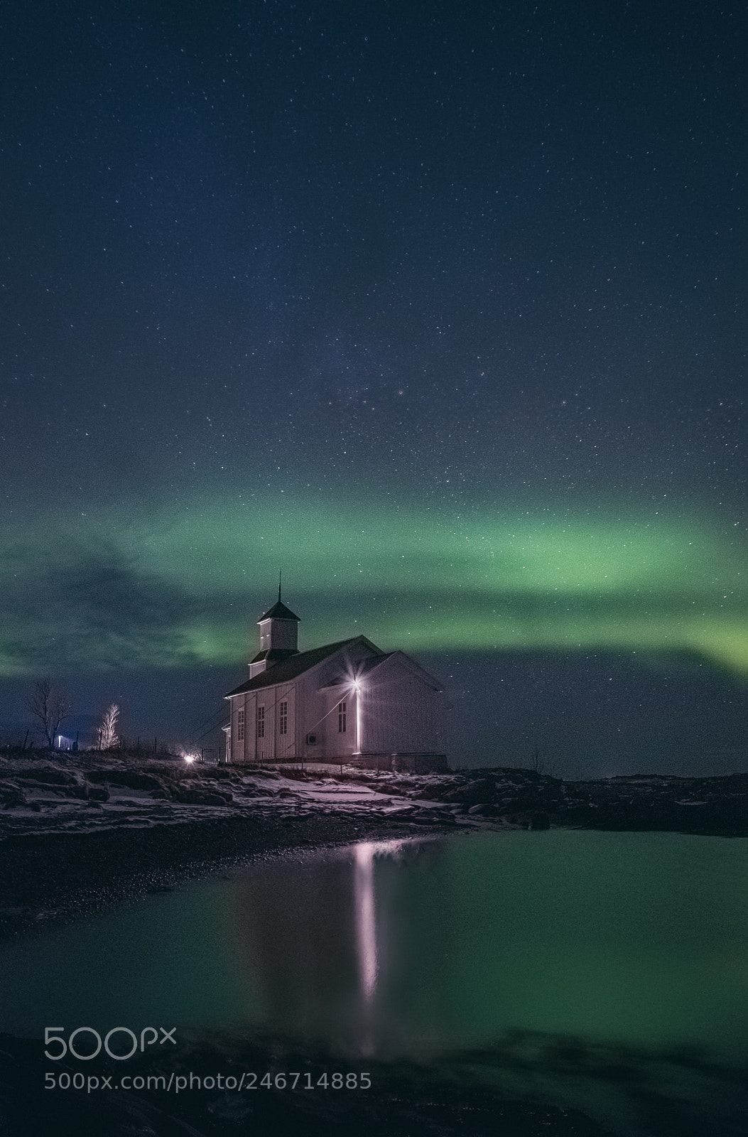 Fujifilm X-T2 sample photo. Aurora church photography