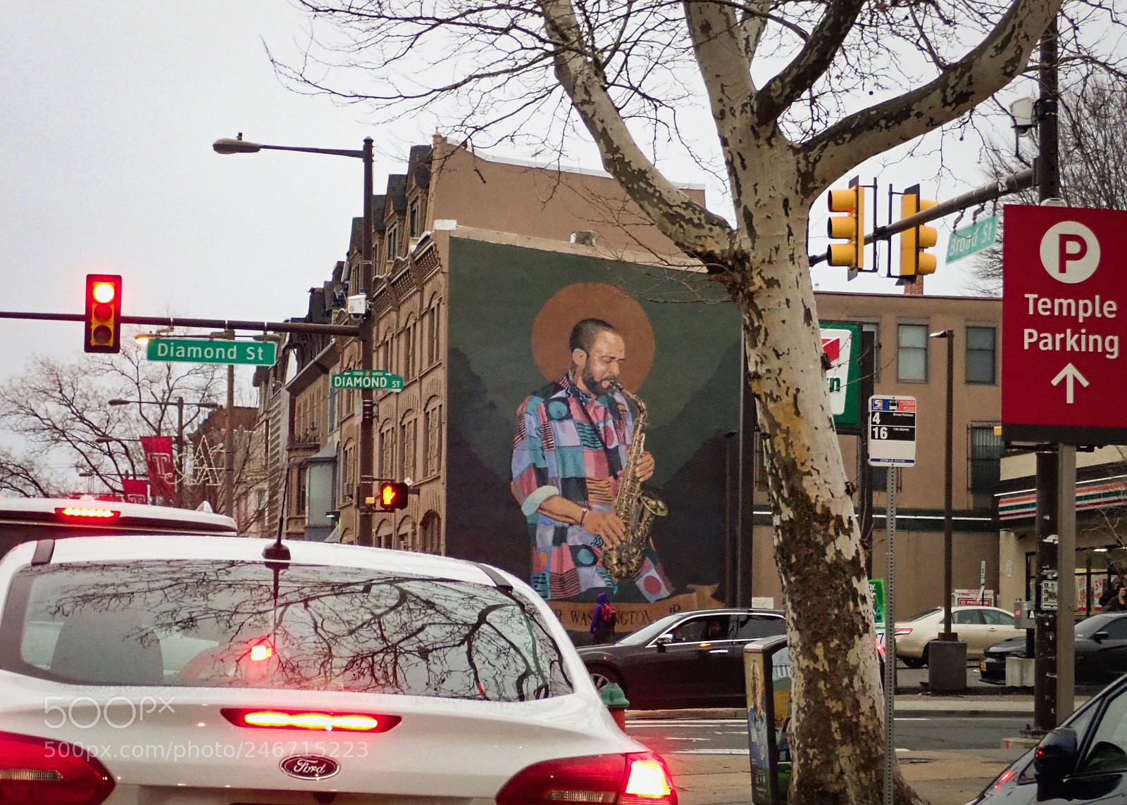 Olympus TG-5 sample photo. Grover washington jr mural photography