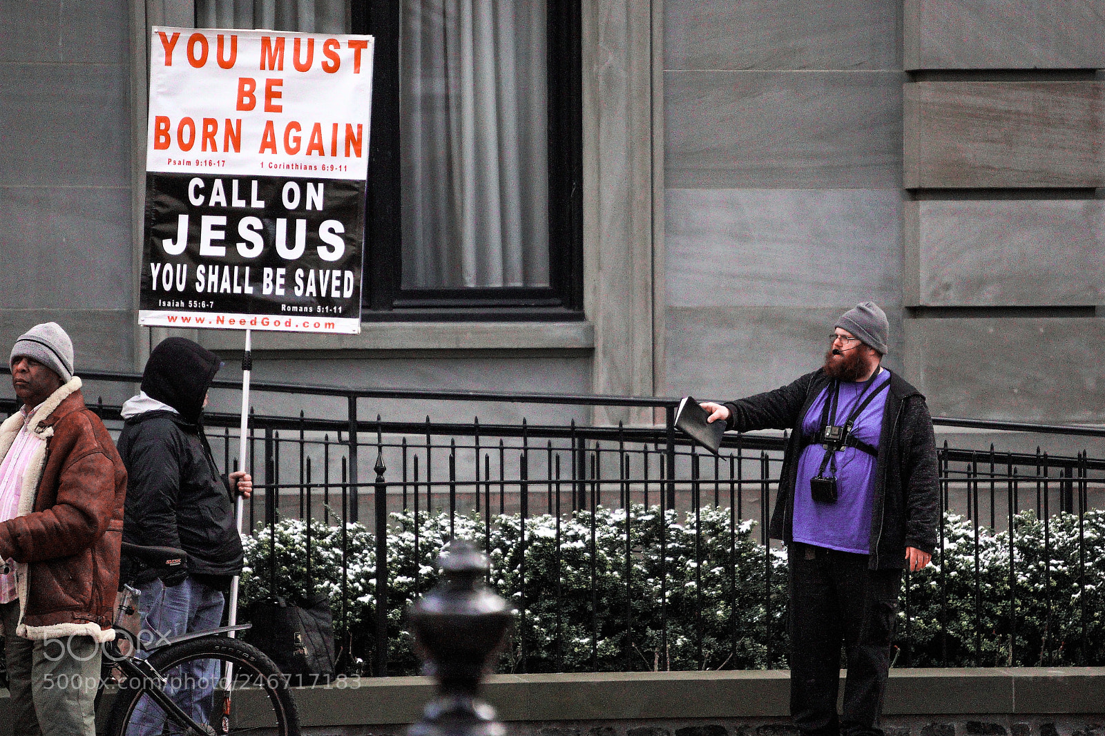 Sony a7 II sample photo. Street preacher, portland or photography