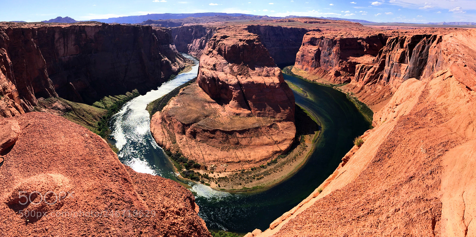 Apple iPhone 6 Plus sample photo. The horseshoe bend photography