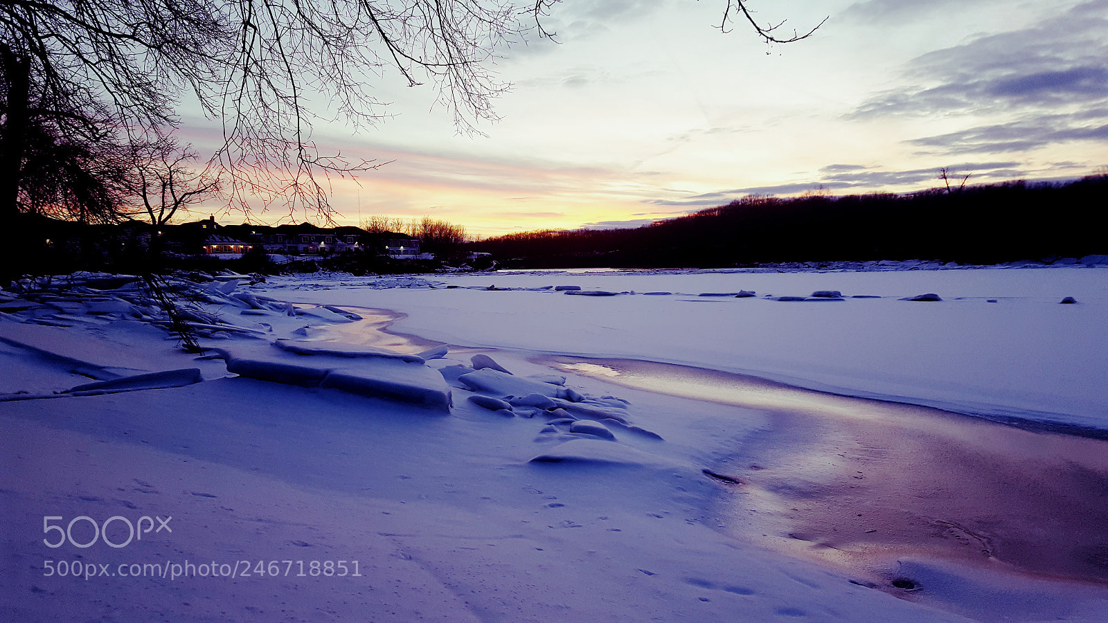 Samsung Galaxy S6 sample photo. Purple river photography