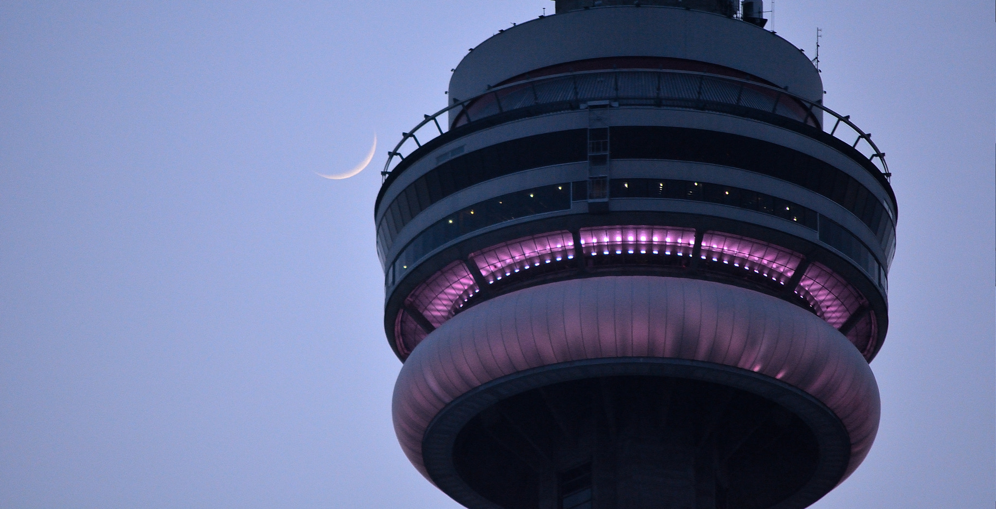 Nikon D5200 sample photo. Cn tower feather on the crown photography