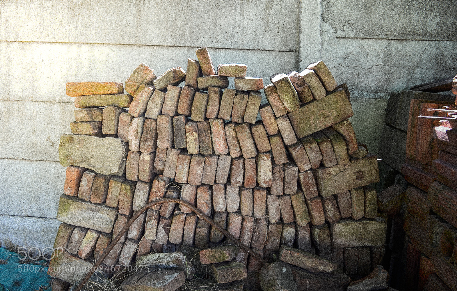 Nikon D3100 sample photo. Brick block photography