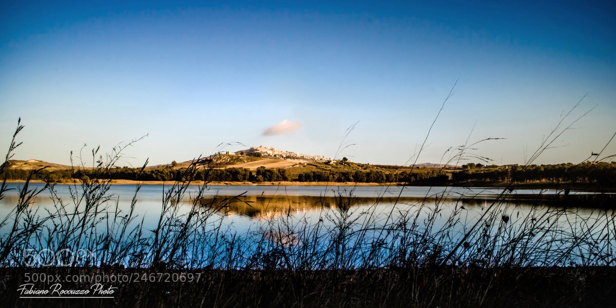 Canon EOS M3 sample photo. Sicilian lake photography