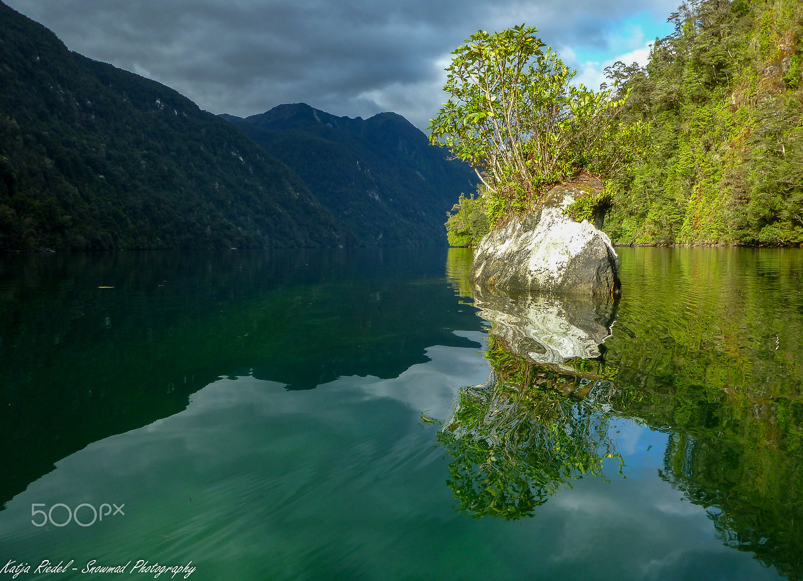 Panasonic DMC-FT4 sample photo. Reflections, fjordland, new zealand photography