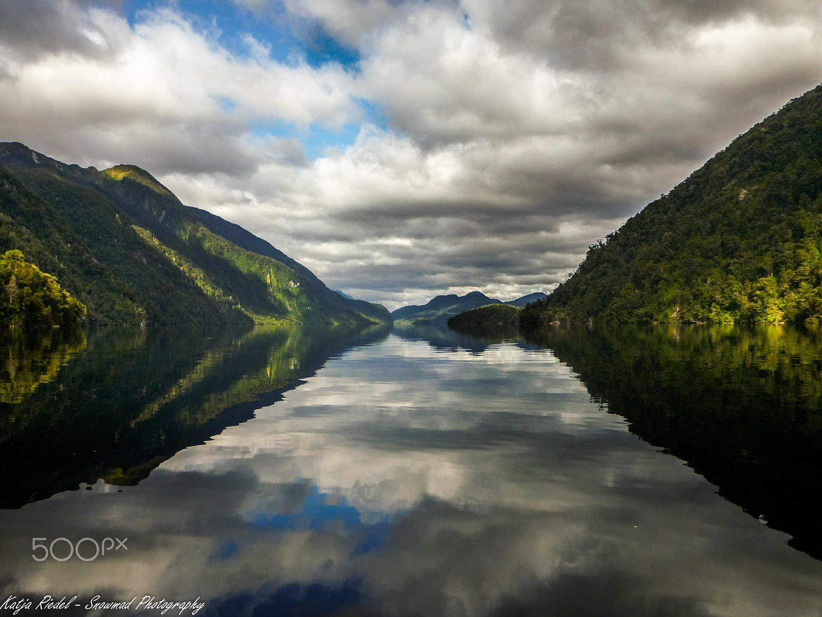 Panasonic DMC-FT4 sample photo. Reflections, fjordland, new zealand photography