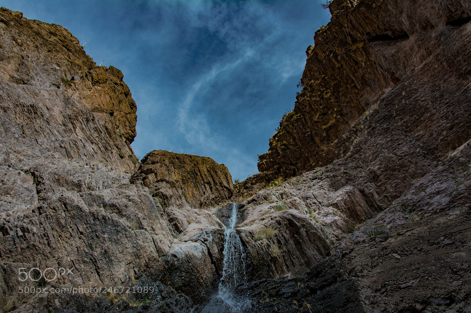 Nikon D7100 sample photo. Desert water fall photography