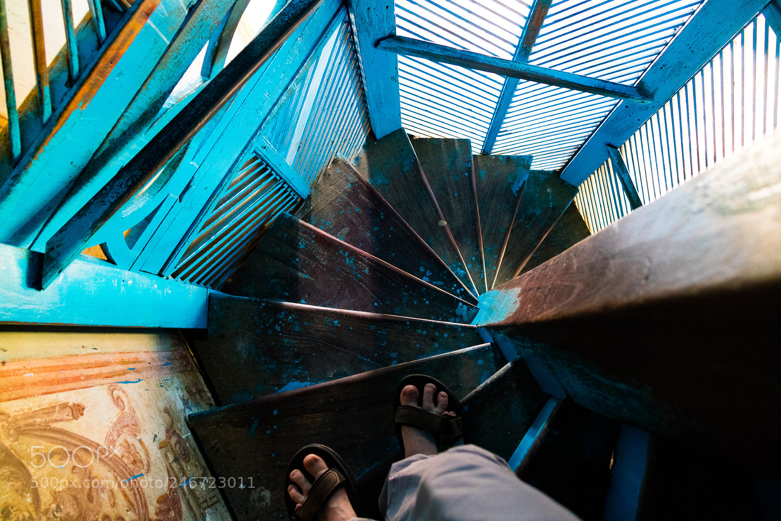 Canon EOS M3 sample photo. Staircase photography