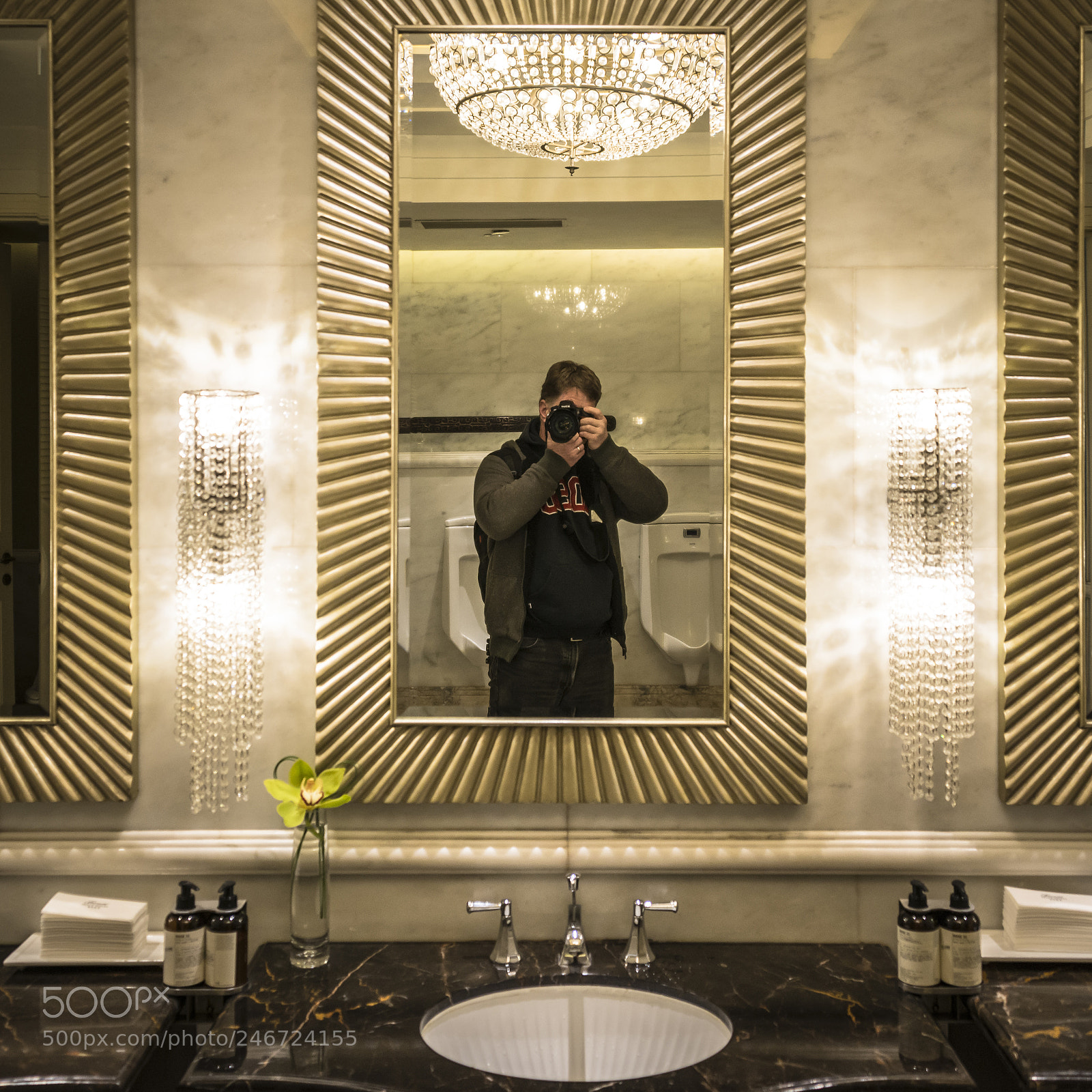 Nikon D800 sample photo. Self-portrait, men's room, peace photography