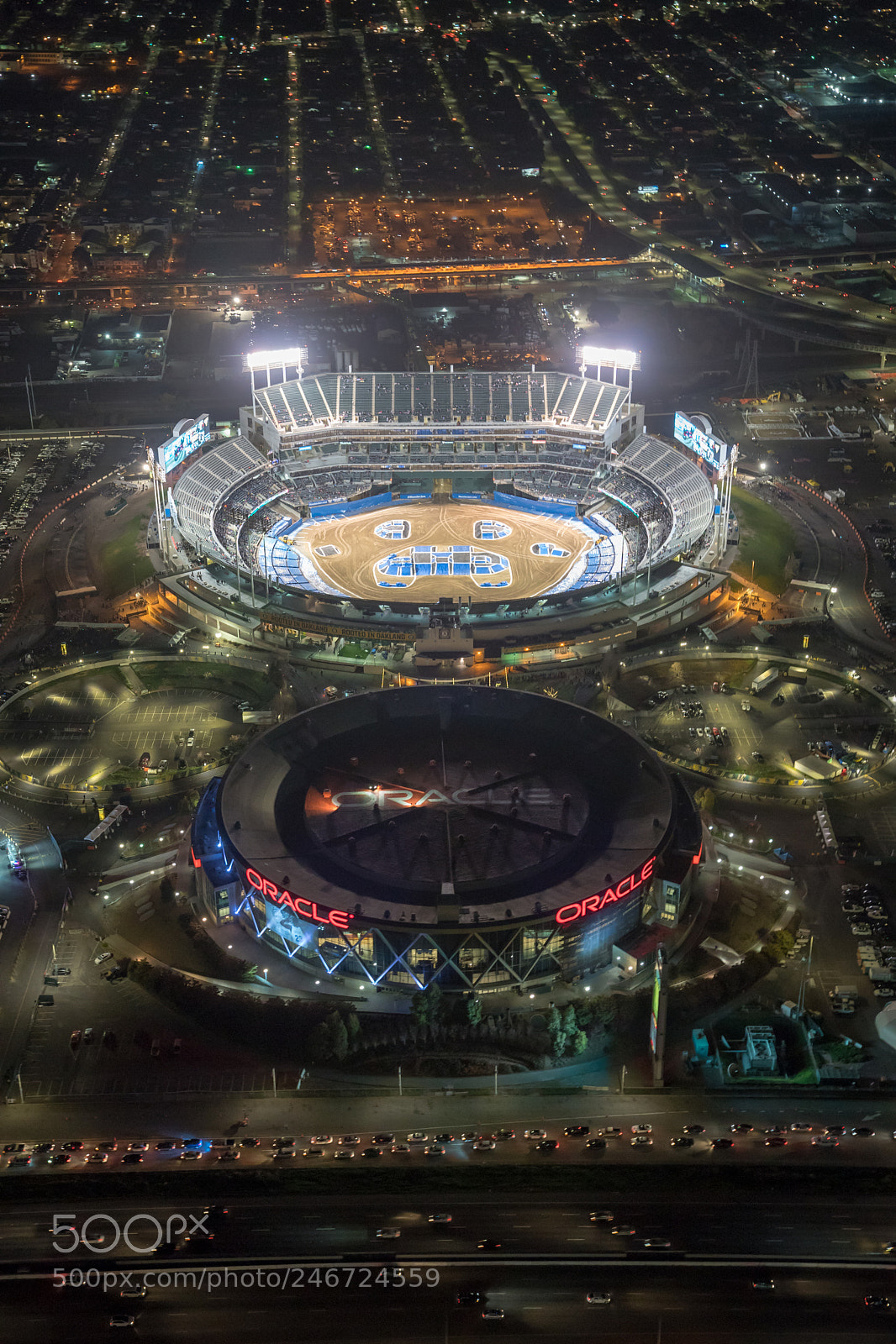 Sony a9 sample photo. Oakland coliseum and oracle photography