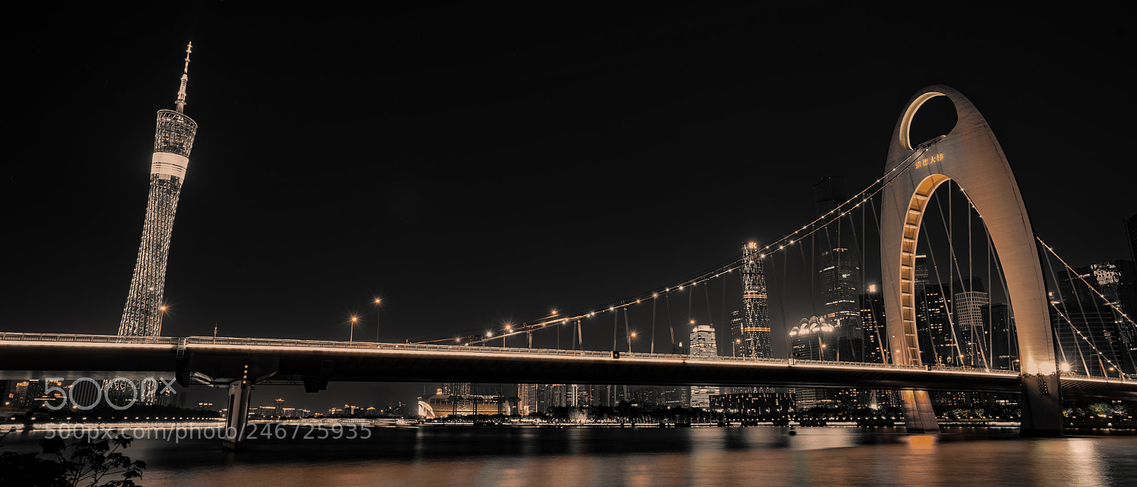 Sony a7 II sample photo. Night in guangzhou 广州夜色 photography