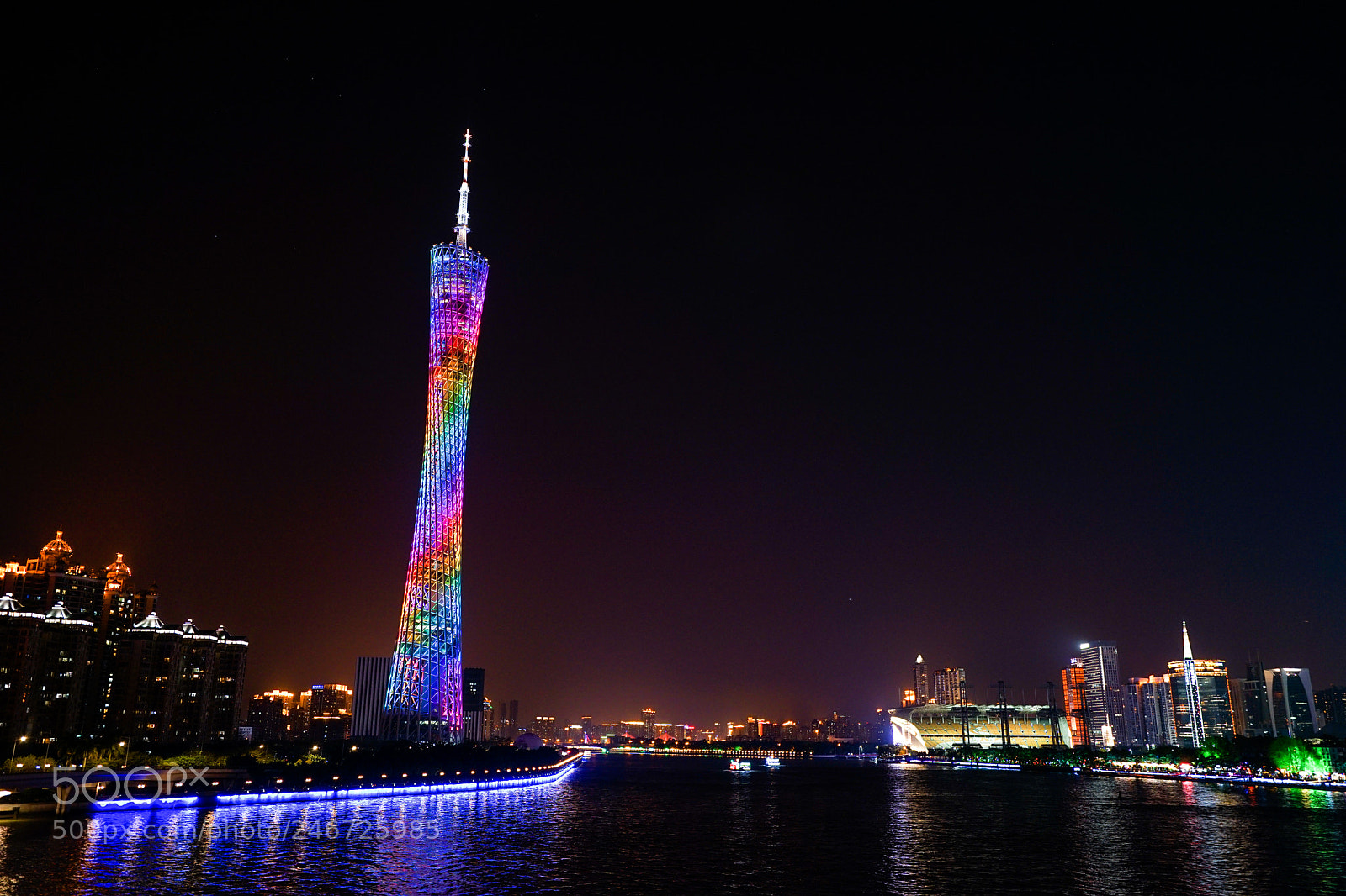 Sony a7 II sample photo. Night in guangzhou 广州夜色 photography