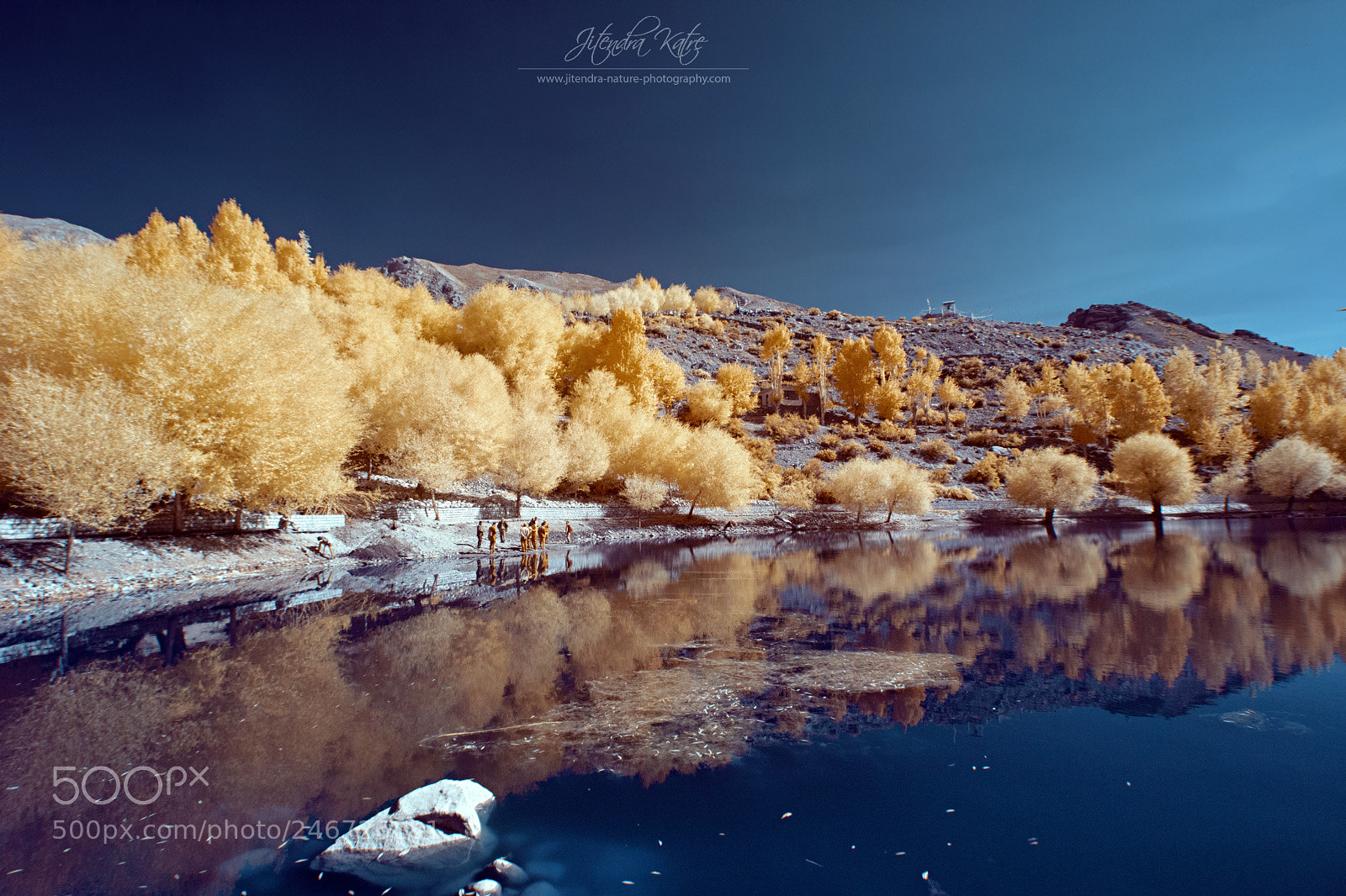 Canon EOS 1200D (EOS Rebel T5 / EOS Kiss X70 / EOS Hi) sample photo. Nako lake in ir photography
