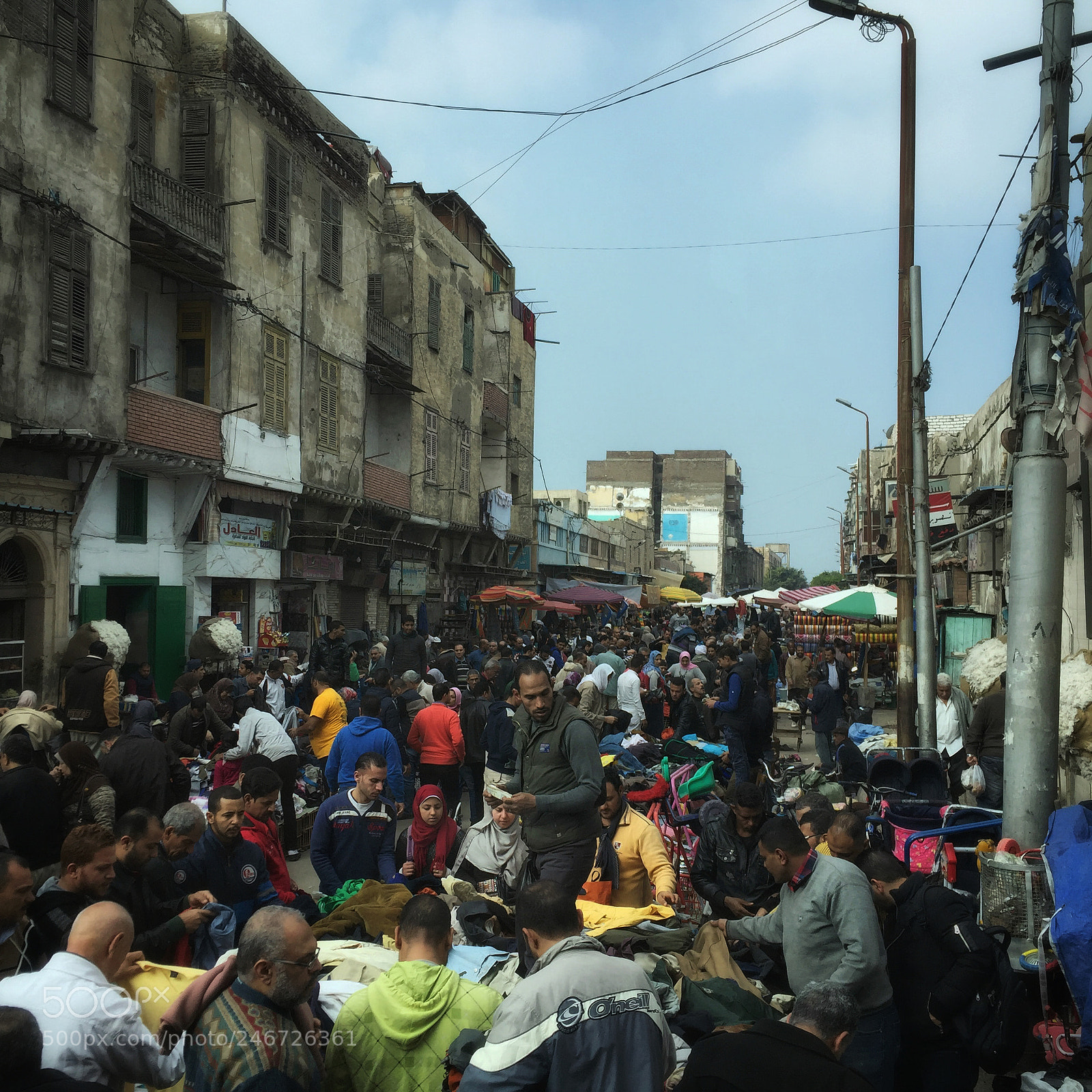 Apple iPhone 6 sample photo. Market in alexander, egypt photography