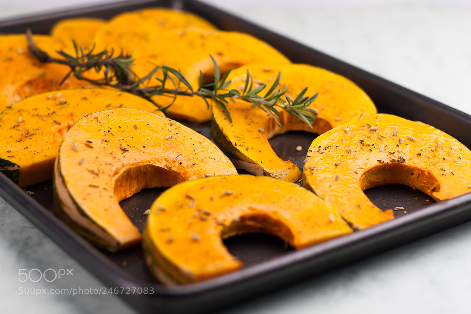 Canon EOS 30D sample photo. Pieces of pumpkin with photography