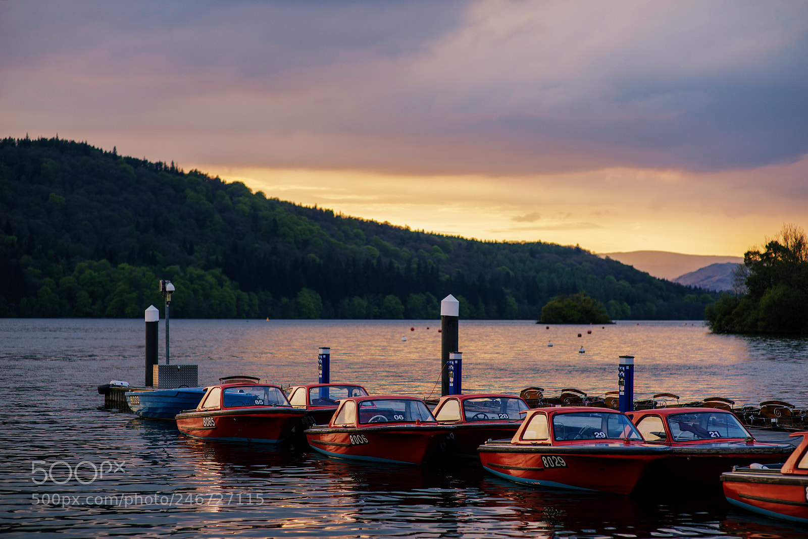 Nikon D600 sample photo. Sunset widermere port photography