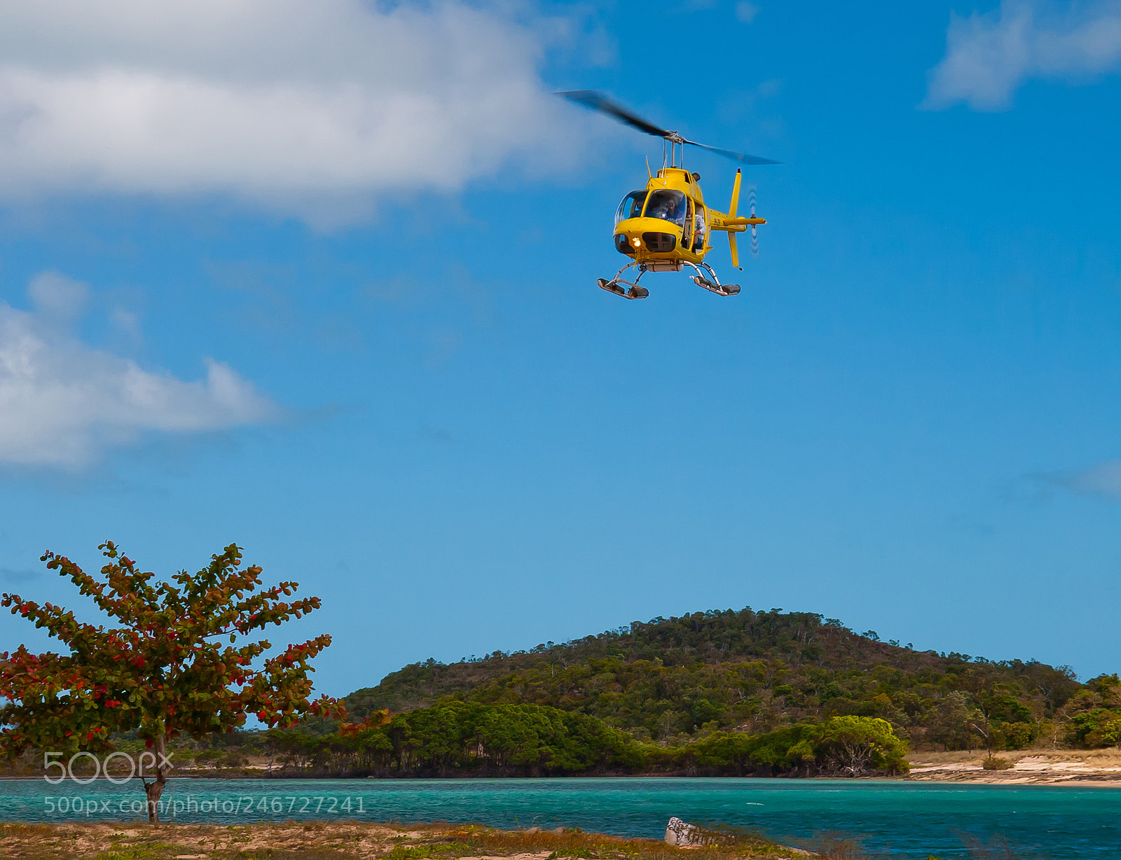 Canon EOS 30D sample photo. Helicopter flies over the photography
