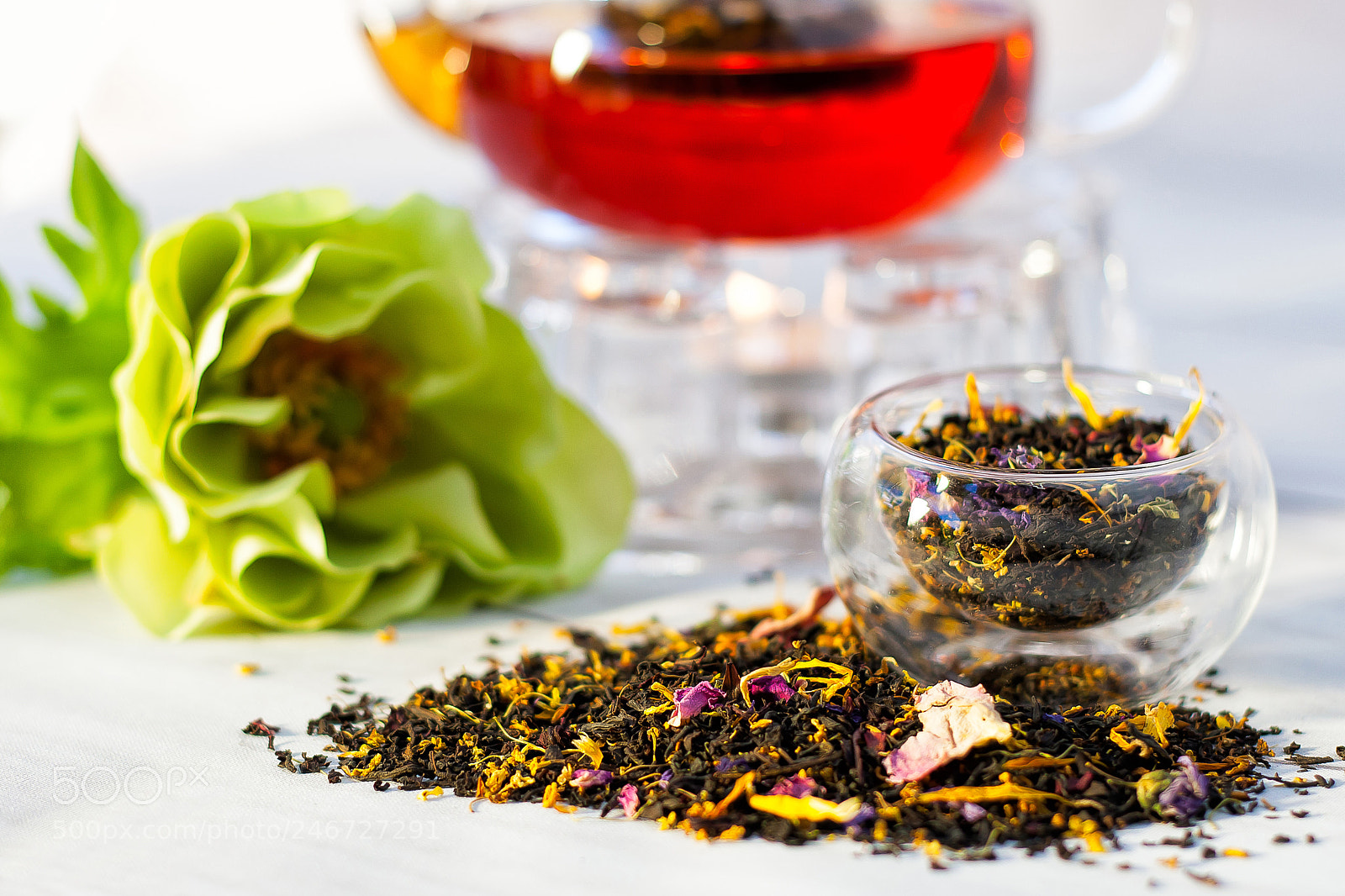 Canon EOS 30D sample photo. Black tea with sliced photography