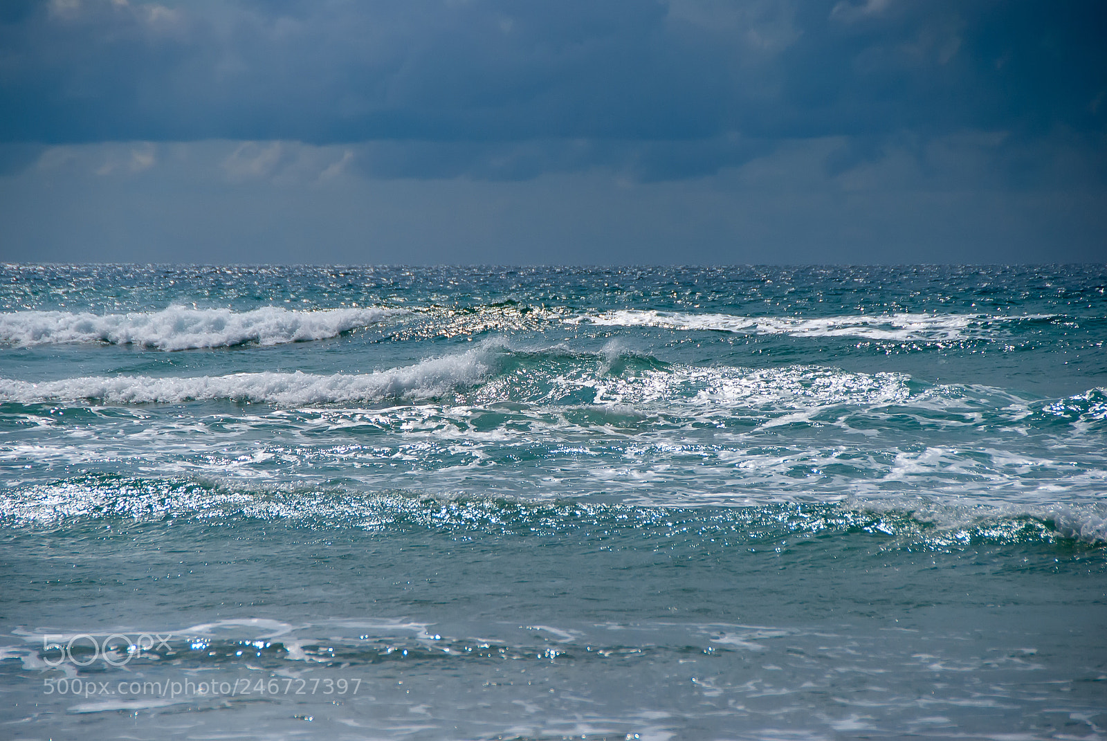 Sony Alpha DSLR-A100 sample photo. Surface ocean waves background. photography
