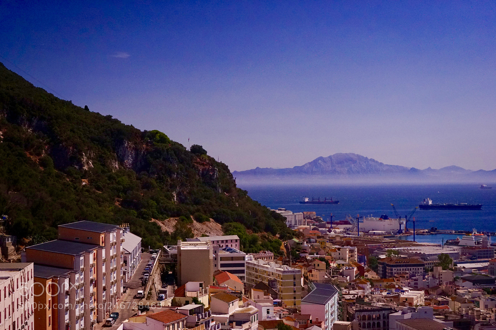 Sony a7 sample photo. Gibraltar view from the photography