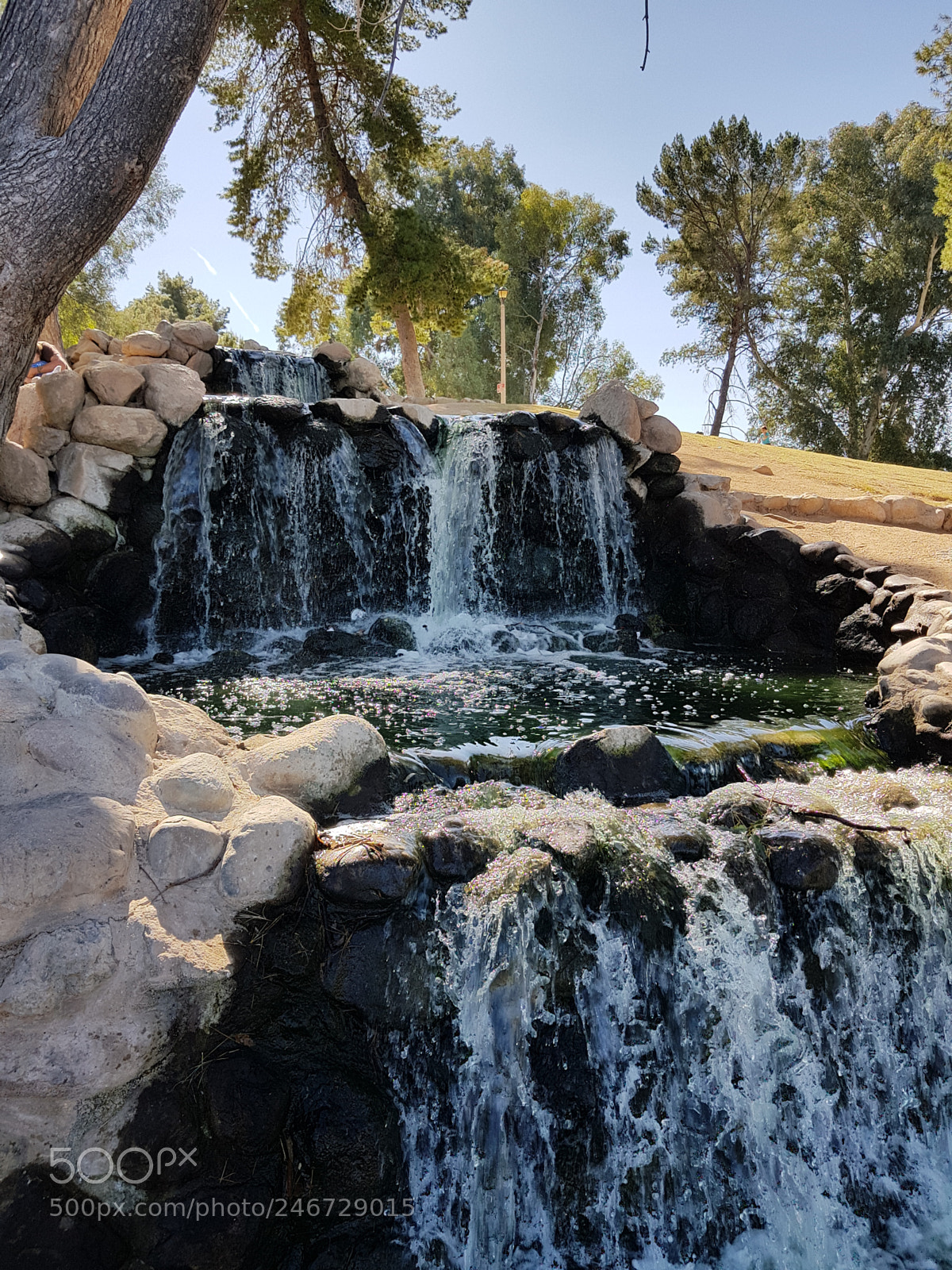 Samsung Galaxy S8+ sample photo. Waterfall photography