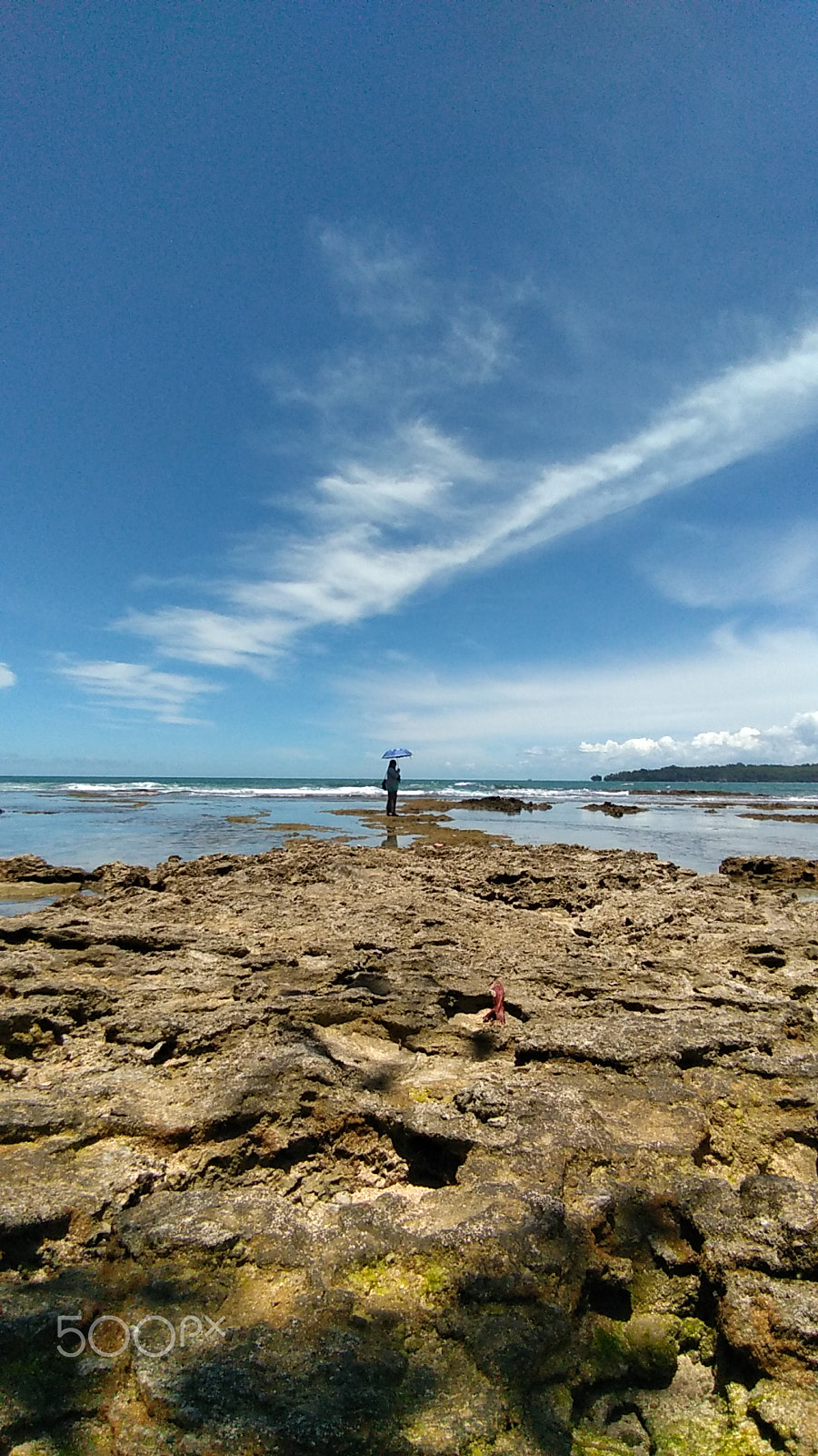 ASUS X00HD sample photo. Lonely path photography