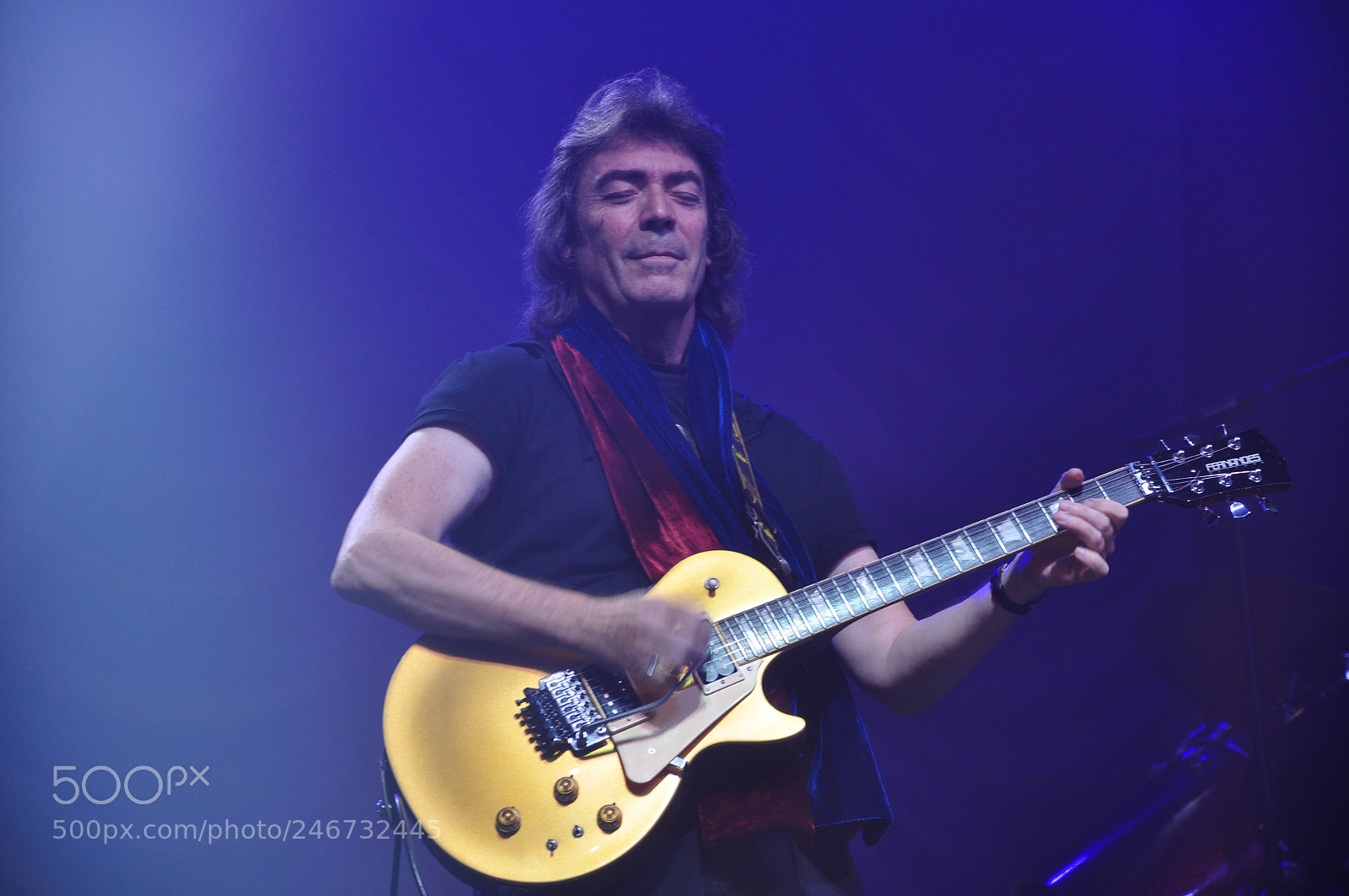 Nikon D90 sample photo. Steve hackett,concert italy photography