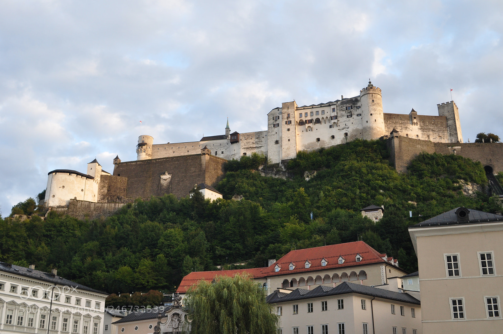 Nikon D5000 sample photo. Hohensalzburg castle photography