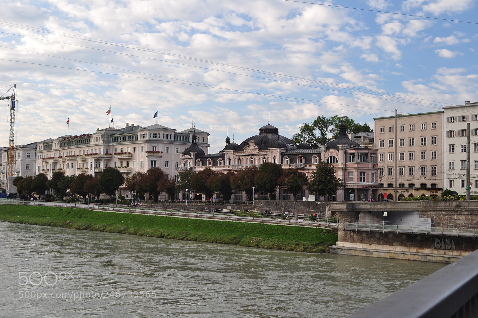 Nikon D5000 sample photo. Salzach river - day photography