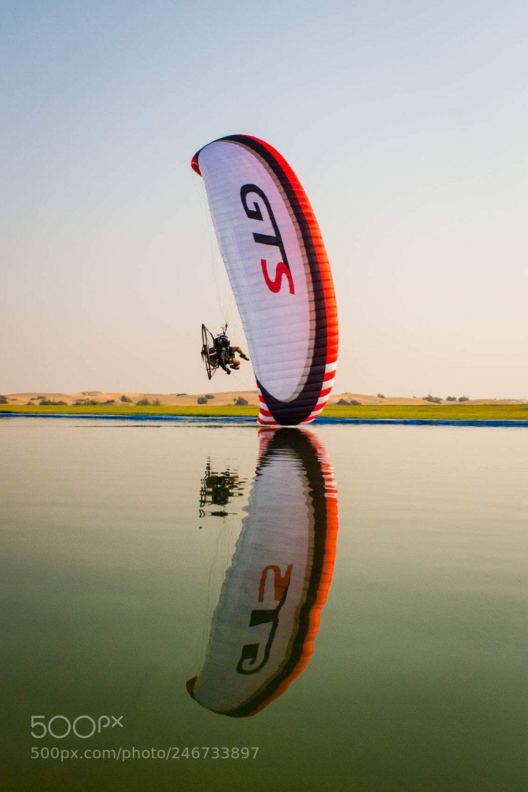 Nikon D600 sample photo. A paramotor pilot demonstrating photography