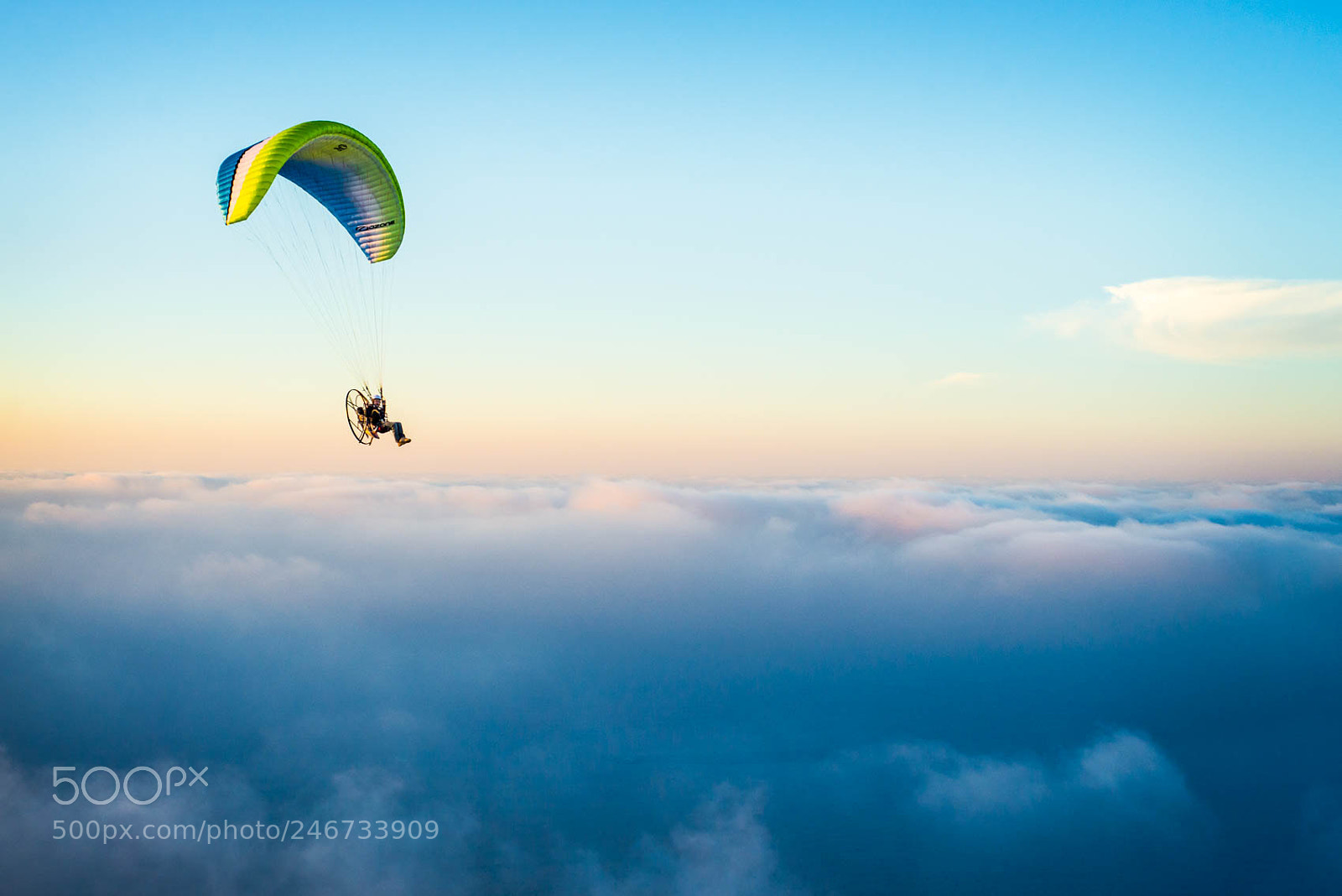 Nikon D600 sample photo. A paramotor pilot at photography